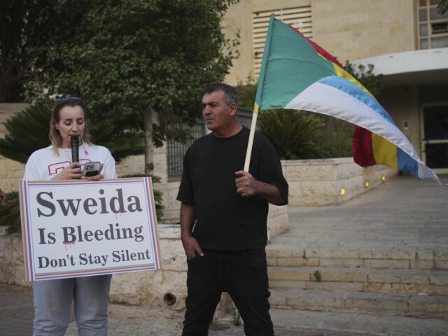 Druze protest (Associated Press)