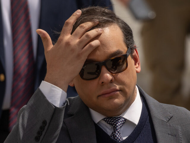 George Santos, former Representative from New York, exits federal court in Central Islip,