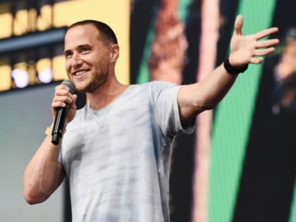 Mike Posner speaks during VeeCon 2024 on August 10, 2024 in Los Angeles, California. (Phot