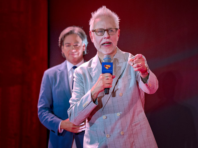 GettyImages-2220951411 MANILA, PHILIPPINES - JUNE 19: James Gunn and Peter Safran attend the "Superman" World Tou