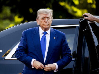 THE HAGUE, NETHERLANDS - JUNE 24: President of the United States Donald Trump arrives at H