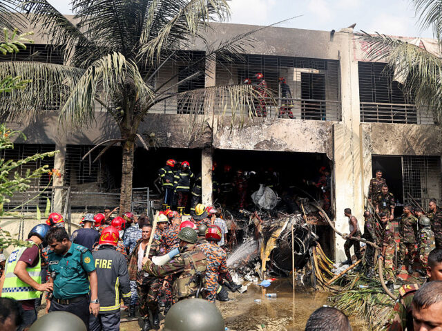 20+ Killed As Chinese-Built Fighter Jet Crashes Into Bangladeshi School