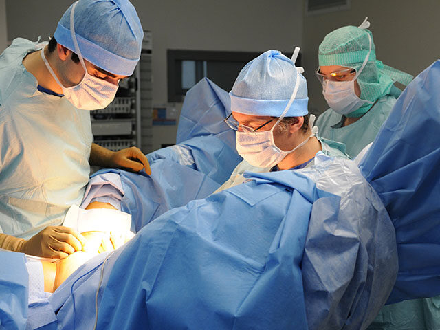 Lyon hospital, Department of urology. Vaginoplasty, operation of plastic surgery to create
