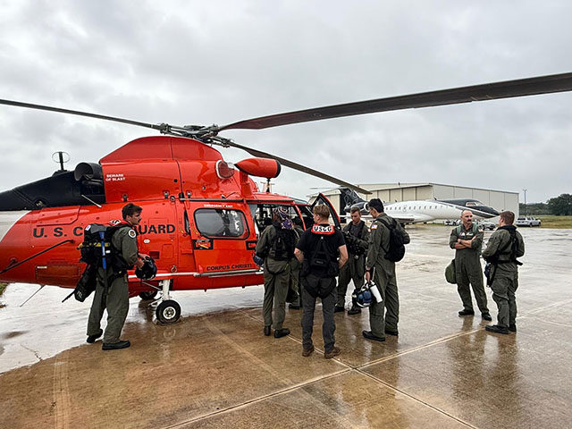 The Coast Guard is conducting rescue operations near Kerrville, Tx. Currently the Coast Gu