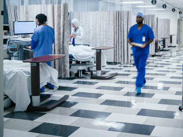 Doctors and nurses in hospital