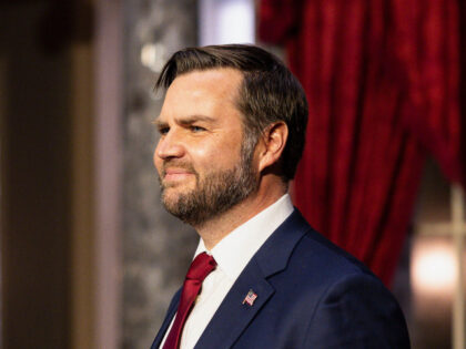Vice President JD Vance during a swearing-in ceremony for Senator Ashley Moody, a Republic