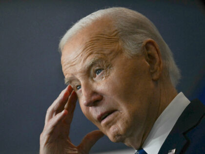 US President Joe Biden speaks at the Labor Department in Washington, DC, on December 16, 2