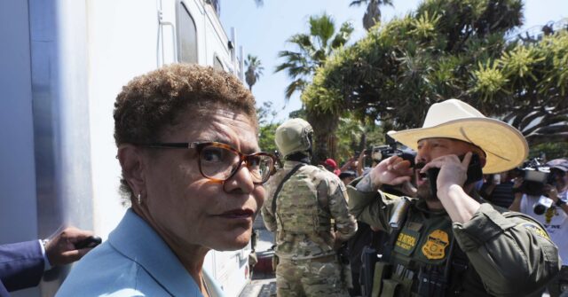 L.A. Mayor Karen Bass Ditches Palisades Fire Anniversary for Anti-ICE Protest