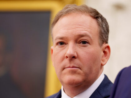 EPA Administrator Lee Zeldin attends a meeting with U.S. President Donald Trump and NATO S