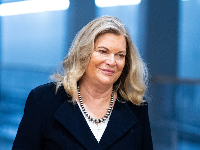 UNITED STATES - MAY 14: Sen. Cynthia Lummis, R-Wyo., arrives for a vote in the U.S. Capito