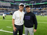 NFL Coaches Jim and John Harbaugh Visit with Donald Trump in the White House