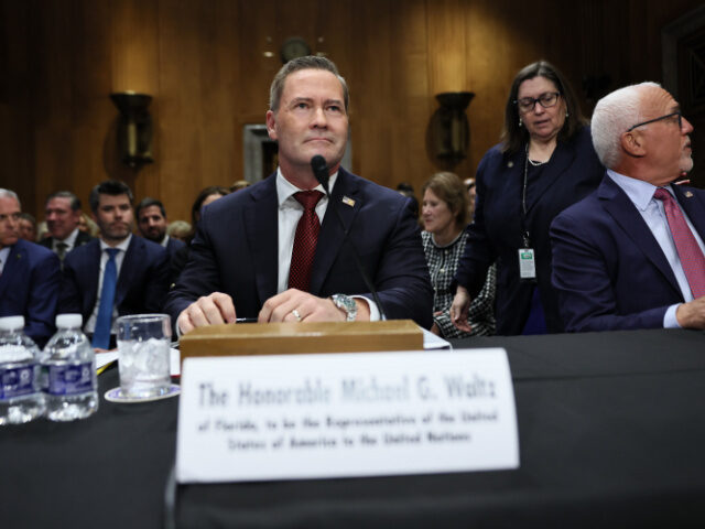 Mike Waltz Confirmation Hearing ormer U.S. National Security Adviser Michael Waltz prepares to testify during his confirma