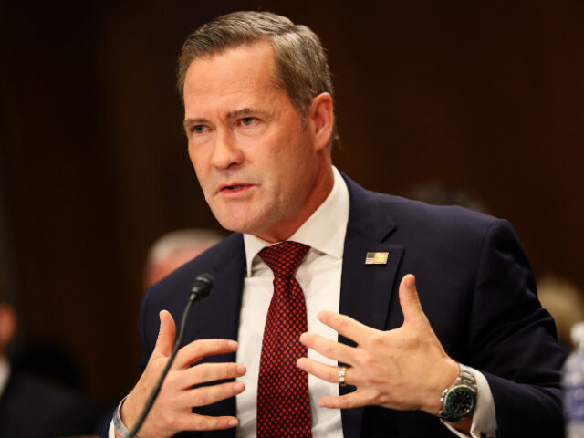 Former U.S. National Security Adviser Michael Waltz testifies during his confirmation hear