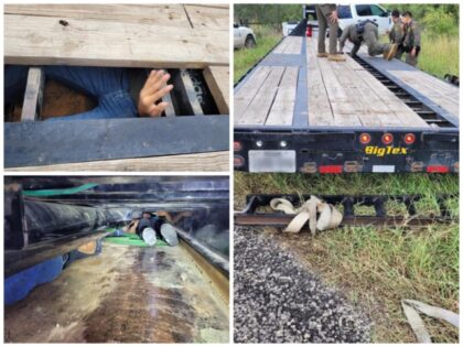 COPS: Human Smuggler Stashed Seven Illegal Aliens in Hidden Compartment of Texas Trailer