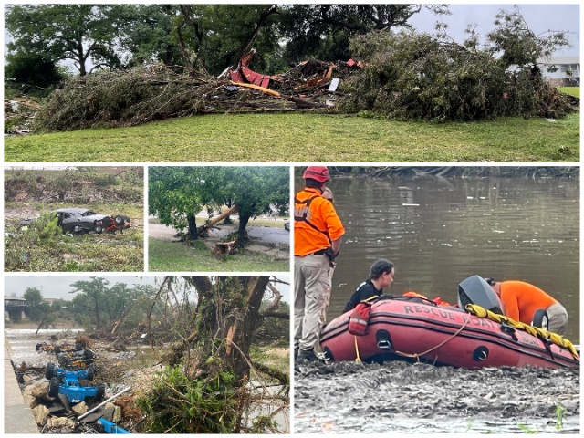 NWS - Scenes of Devastation Along the Banks of the Guadalupe River near Kerrville, Texas (Photos: Randy Clark/Breitbart Texas)