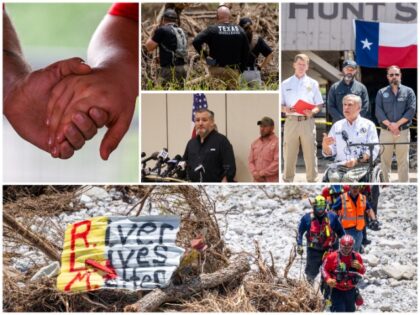 Public Officials and First Responders Work the Recovery Operations in Texas Hill Country (