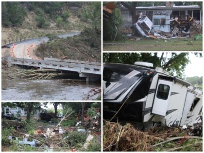 Devastation from Independence Day Flooding near Kerrville. Texas (Randy Clark/Breitbart Te