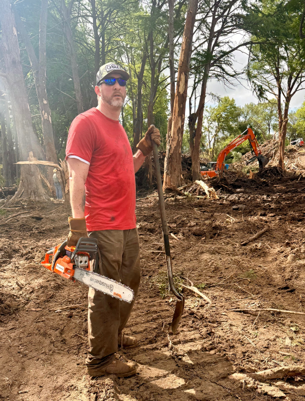 Rescue Volunteer Kyle Sinclair (Randy Clark/Breitbart Texas)