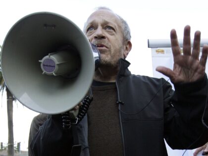 Former Secretary of Labor Robert Reich speaks at Justin Herman Plaza where Occupy San Fran