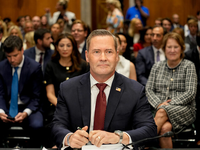 Senate-Foreign-Relations-Committee-hearing-Mike-Waltz-7-15-25-getty Mike Waltz, former US national security adviser and US ambassador to the United Nations (U