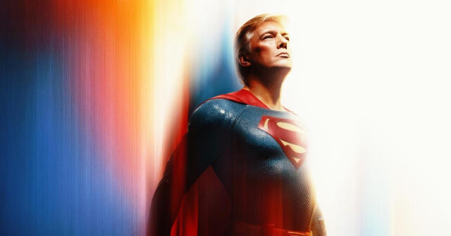 Trump Superman Memes Take Off on Social Media