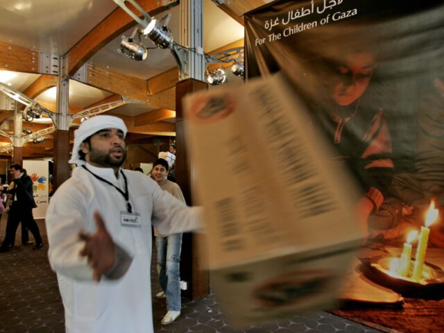 Volunteers carry aid kits during the Dubai Cares' ''Volunteer for the Child