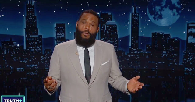 'Kimmel Live' Guest Host Anthony Anderson Smears Trump as Nazi and Racist