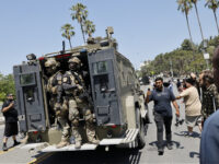 Karen Bass, Protesters Confront ICE and Military in Los Angeles Park