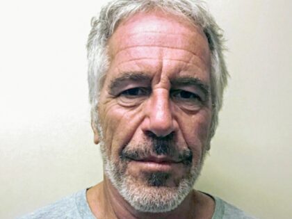In this handout, the mug shot of Jeffrey Epstein, 2019. (Photo by Kypros/Getty Images)