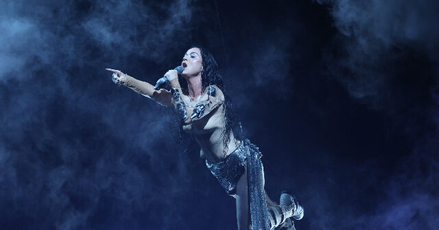 Watch: Katy Perry Nearly Falls from Giant Suspended Butterfly Mid-Performance