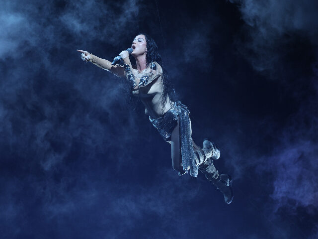 Watch: Katy Perry Nearly Falls from Giant Suspended Butterfly Mid-Performance
