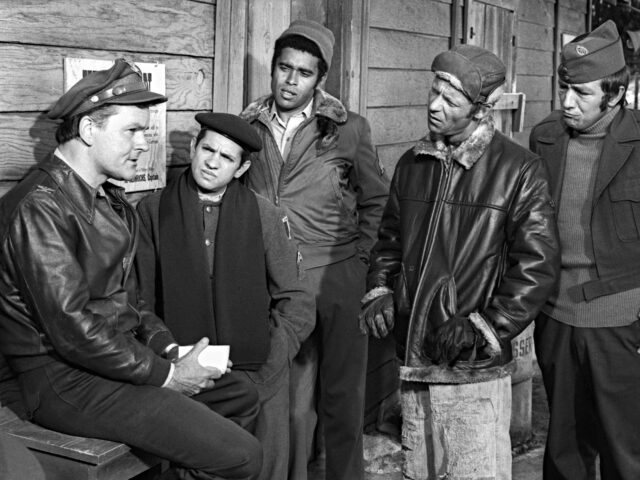 LOS ANGELES - JUNE 24: HOGAN'S HEROES episode 'The Experts'. Featuring (from left) Bob Cra