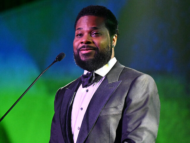 ATLANTA, GEORGIA - JANUARY 14: Host Malcolm-Jamal Warner speaks onstage during the 2023 Be