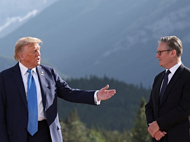 scotland US President Donald Trump and British Prime Minister Keir Starmer attend a family