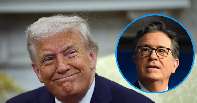 Trump Says ‘I Love that Colbert Got Fired’: ‘I Hear Jimmy Kimmel Is Next’