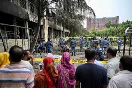 The usually bustling school was eerily quiet on Tuesday morning, with classes cancelled