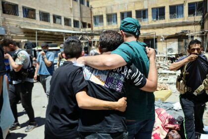 Hospital staff said they were overwhelmed by the number of bodies from the fighting
