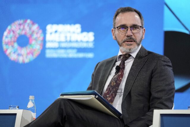 IMF chief economist Pierre-Olivier Gourinchas flags reasons for caution despite upward rev