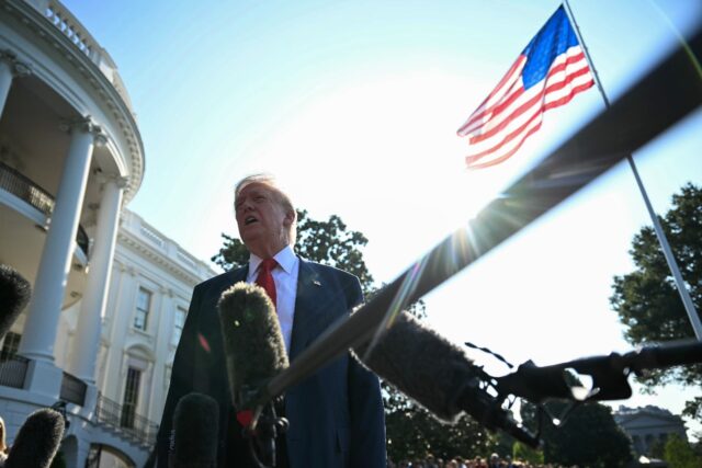 US President Donald Trump says the chances of a trade deal with the European Union are 50/