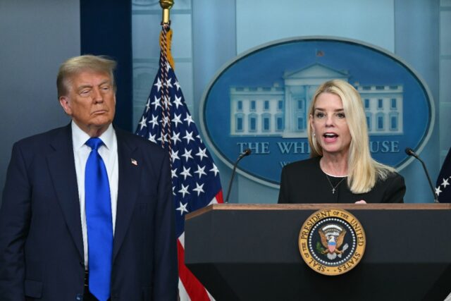 US President Donald Trump has been under intense pressure since Attorney General Pam Bondi
