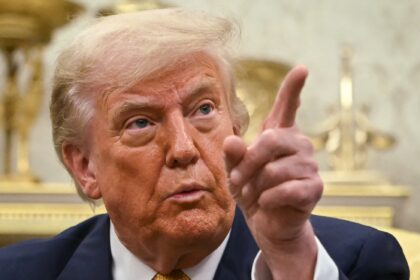 US President Donald Trump lashed out at Federal Reserve Chair Jerome Powell but said he wa