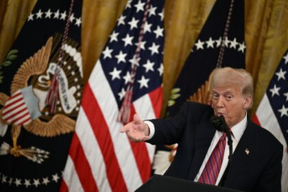 US President Donald Trump marks six months in power but polls show slipping support for hi