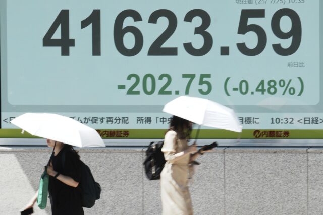 Japan Financial Markets The Associated Press