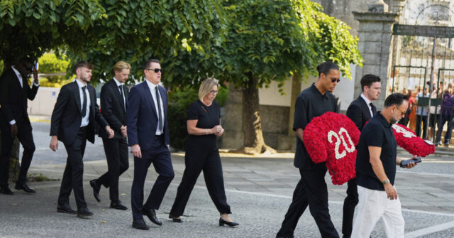 Liverpool Players Attend Diogo Jota, Brother Funeral Portugal