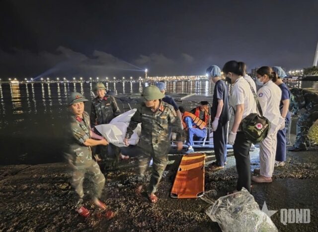 Tourist boat capsizes during a thunderstorm in Vietnam, leaving 34 dead. 8 people remain missing