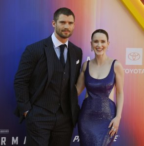 David Corenswet, Rachel Brosnahan attend 'Superman' premiere
