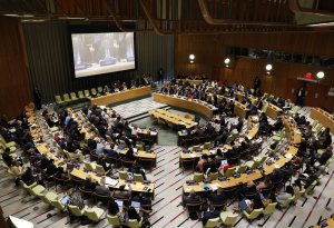 U.N. meeting looks at 2-state solution for Israel, Palestine