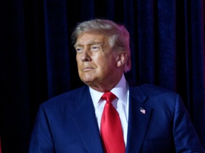 President Donald Trump arrives to the White House AI Summit at Andrew W. Mellon Auditorium