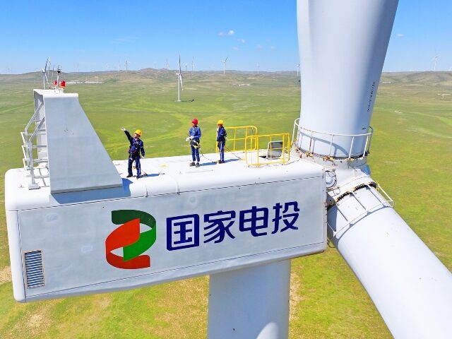 A massive windmill powered by China