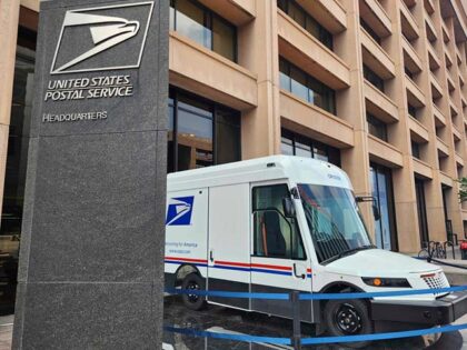 One of the U.S. Postal Service's new zero-emission electric Next Generation Delivery Vehic